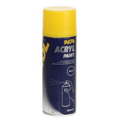 Быстросохнущая акриловая краска (черная) Acryl Paint black от Mannol купить в Северодвинске по низким ценам