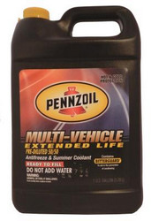 Pennzoil MULTI-VEHICLE EXTENDED LIFE Antifreeze AND SUMMER Coolant 50/50 PRedILUTED 3,78. |  071611915298