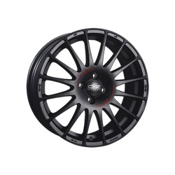   Oz Superturismo GT 19/8 ET35 Matt black + red lettering   -  www.shumi-shop.com  