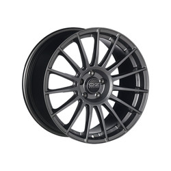   Oz Superturismo LM 17/7,5 ET50 Matt graphite + silver lettering   -  www.shumi-shop.com  