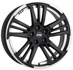 Диск литой Ats Prazision 19/10 ET65 Racing black double lip polished купить в интернет-магазине в www.shumi-shop.com в Северодвинске