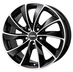 Rial RIAL LUGANO 7.5X16 5/110 ET38 d65.1 /diamond-black front polished/ OPEL [LU75638O13-1]   -  www.shumi-shop.com  