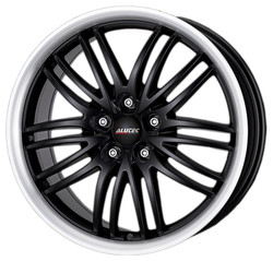 Диск литой Alutec BlackSun 17/8 ET40 Racing black lip polished купить в интернет-магазине в www.shumi-shop.com в Северодвинске