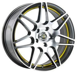 Диск литой Alcasta M28 18/7,5 ET50 Bkfysi купить в интернет-магазине в www.shumi-shop.com в Северодвинске