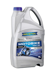    Ravenol Motobike 4-T Ester 10W-30 (4) new,   -  