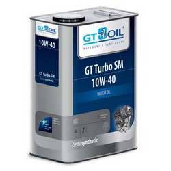 Купить моторное масло Gt oil GT Turbo SM SAE 10W-40 (4л), в интернет-магазине в Северодвинске