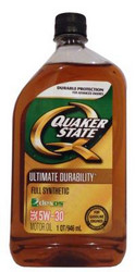    Quaker state Ultimate Durability SAE 5W-30 Full Synthetic Motor Oil,   -  