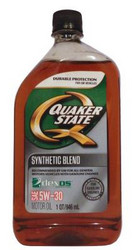    Quaker state 5W-30 Synthetic Blend Motor Oil,   -  