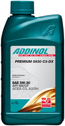 Купить моторное масло Addinol Premium 0530 C3-DX 5W-30, 1л,  в интернет-магазине в Северодвинске