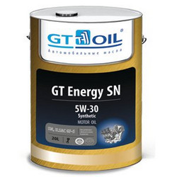 Купить моторное масло Gt oil GT Energy SN, 20л, в интернет-магазине в Северодвинске