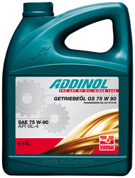 Купить трансмиссионное масло Addinol Трансмиссионное масло Getriebeol GS SAE 75W-90 (4л),  в интернет-магазине в Северодвинске