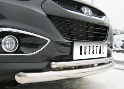 Russtal ЗАЩИТА ПЕРЕДНЕГО БАМПЕРА D63/42 (ДУГА) IX35 2010-