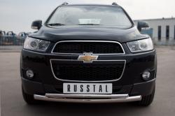 Russtal ЗАЩИТА ПЕРЕДНЕГО БАМПЕРА D63/42 (ДУГА) CAPTIVA 2011-2013