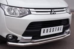 Russtal ЗАЩИТА ПЕРЕДНЕГО БАМПЕРА D63/42 (ДУГА) OUTLANDER XL 2010-2011