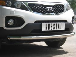 Russtal ЗАЩИТА ПЕРЕДНЕГО БАМПЕРА D70 (СЕКЦИИ) SORENTO 2009-2011