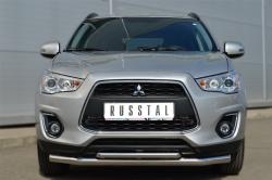 Russtal ЗАЩИТА ПЕРЕДНЕГО БАМПЕРА D63 (СЕКЦИИ) D42 (ДУГА) ASX 2012