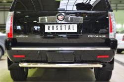 Russtal ЗАЩИТА ЗАДНЕГО БАМПЕРА D76 (ДУГА) CADILLAC ESCALADE 2007-