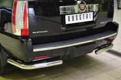 Russtal ЗАЩИТА ЗАДНЕГО БАМПЕРА УГОЛКИ D76(СЕКЦИИ) CADILLAC ESCALADE 2007-
